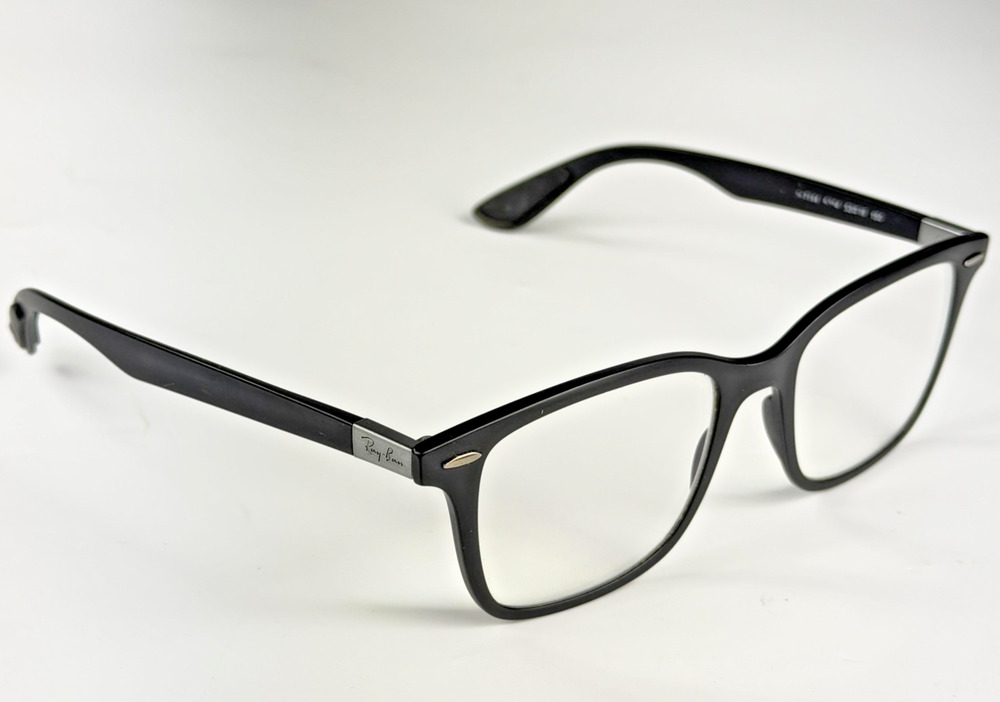 Ray-Ban RB7144 5204 Liteforce 53-18-150mm Black Square Eyeglasses FRAMES ONLY